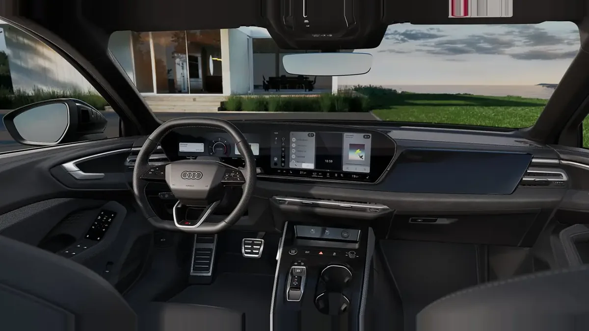 Audi A5 TDI 150kW (204CV) Black Line en renting en Elche — Delantera