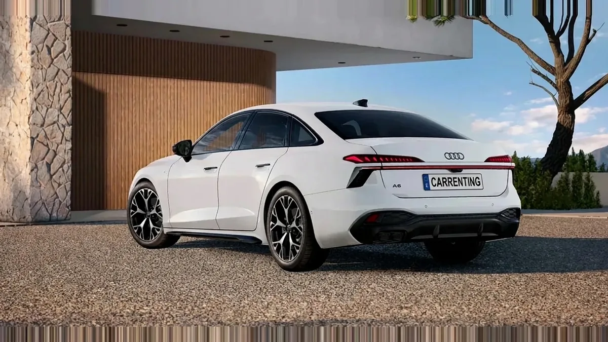 Audi A6 TDI 150kW (204CV) S Tronic Black Line en renting en Elche — Trasera