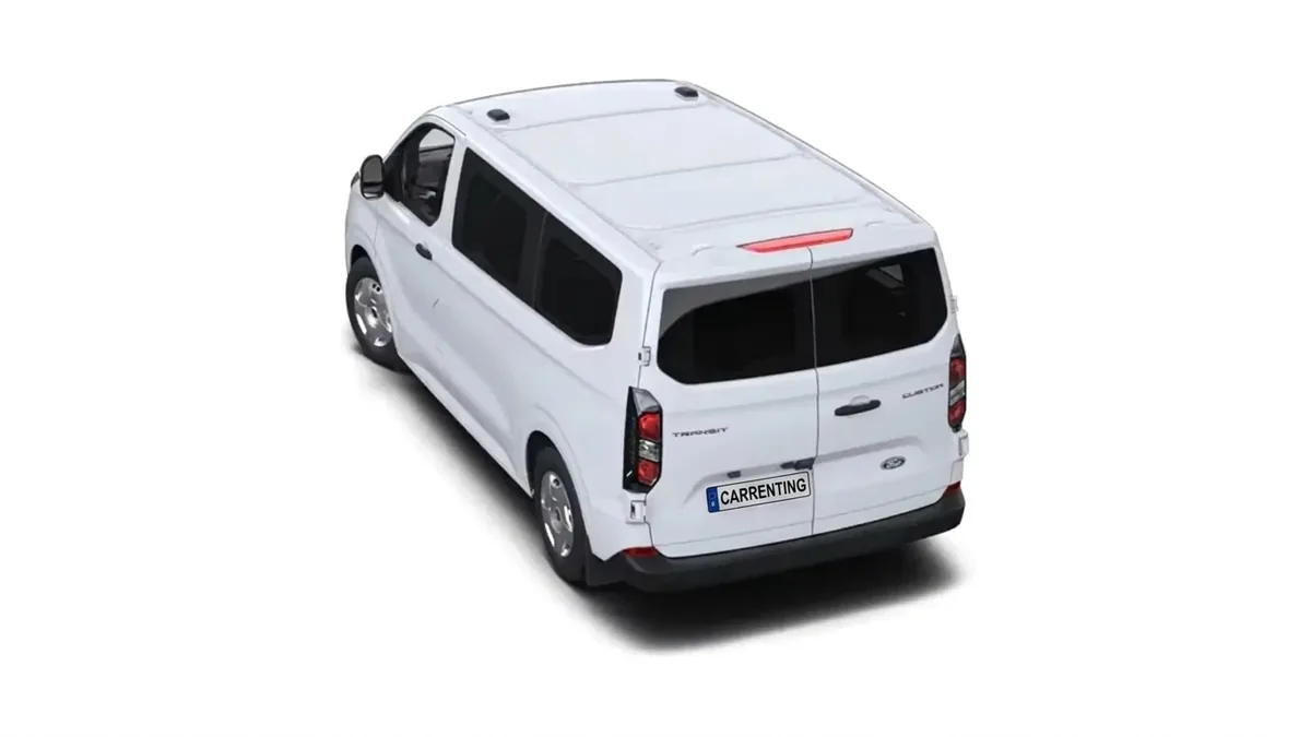 Ford TRANSIT CUSTOM Kombi 2.0 EcoBlue 100kW 320 L1 Trend en renting en Elche — Trasera
