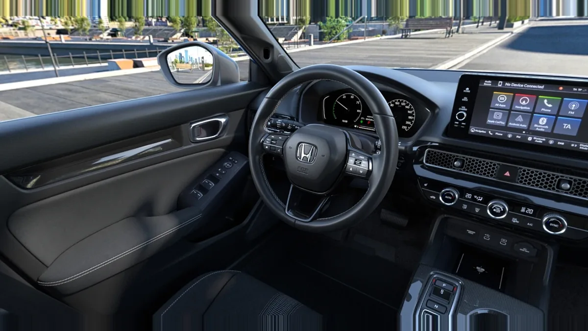 Honda Civic 2.0 i-MMD Elegance 184CV en renting en Elche — vista 6
