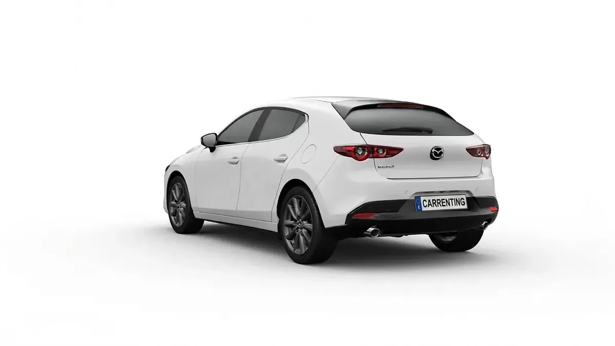 Mazda 3 2.5L e-Skyactiv G MHEV 140CV 6AT Centre-Line en renting en Elche — Trasera