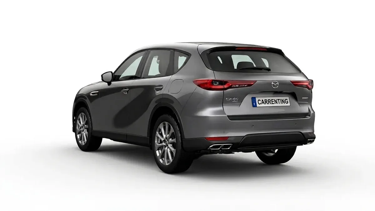 Mazda CX-60 e-Skyactiv PHEV AWD Exclusive-Line en renting en Elche — Trasera