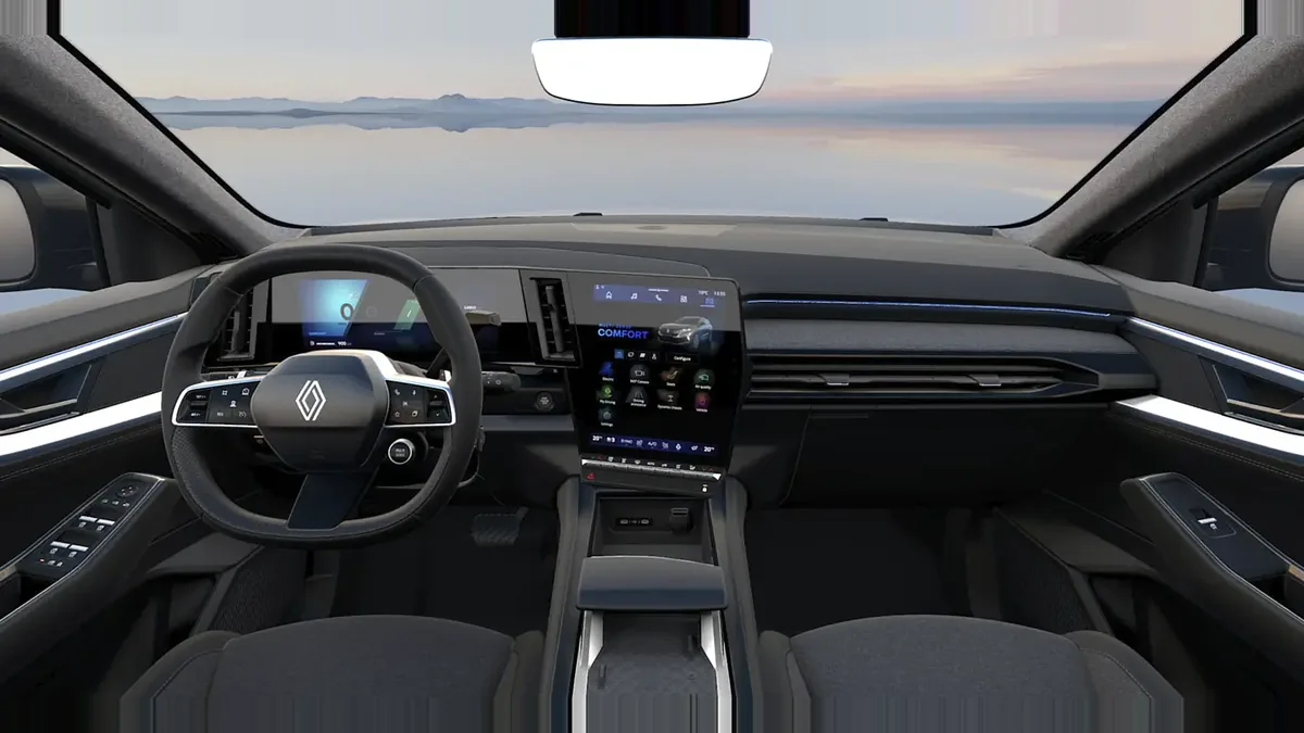 Renault ESPACE TECHNO E-TECH FULL HYBRID 200CV en renting en Elche — Delantera