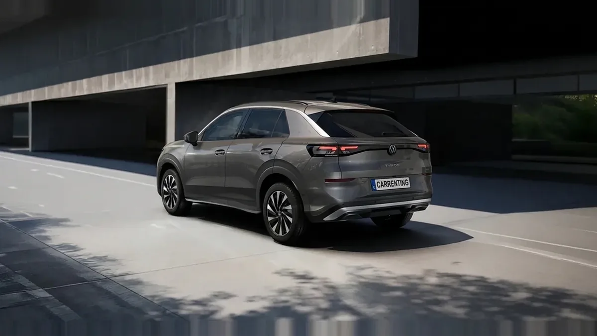 Volkswagen T-ROC Match 1.5 eTSI 150CV DSG en renting en Elche — Delantera